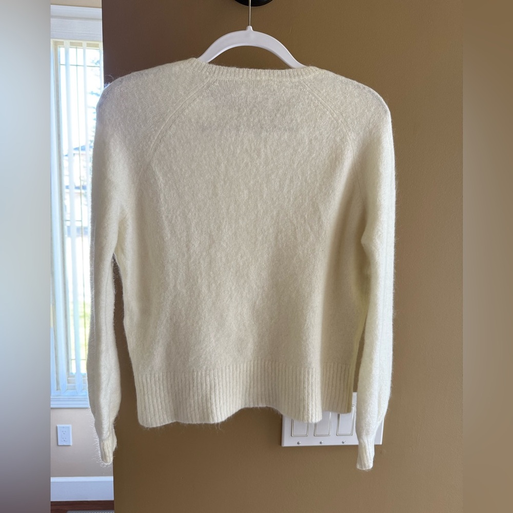 Sézane Léon ecru wool jumper - Picture 7 of 8